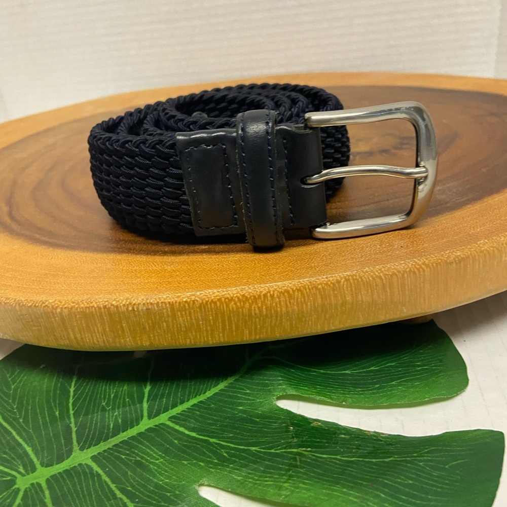 New Yorker Black Woven Belt
